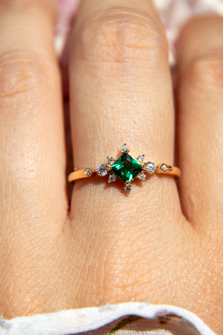 Emerald Hope Gold Plated
