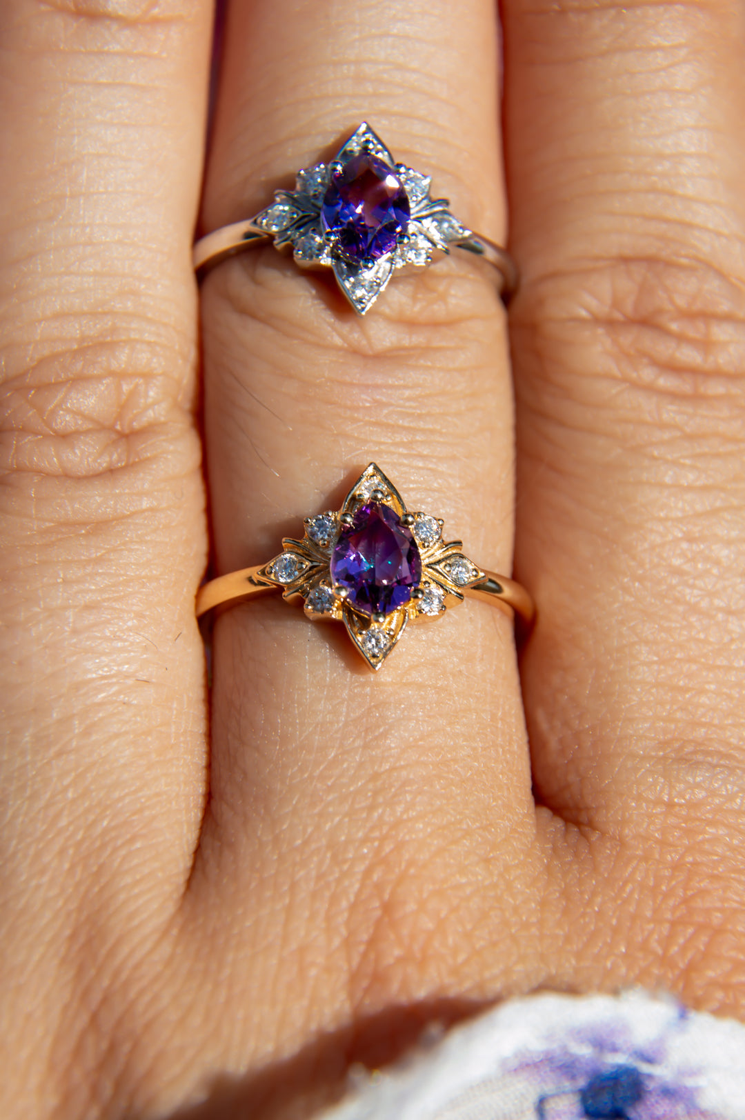 Lilac Charm Gold Plated