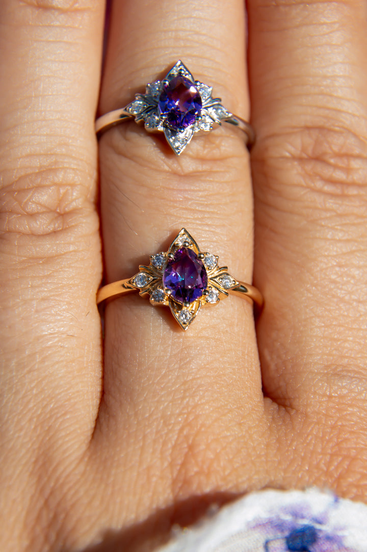 Lilac Charm Gold Plated