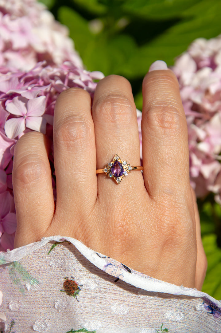 Lilac Charm Gold Plated