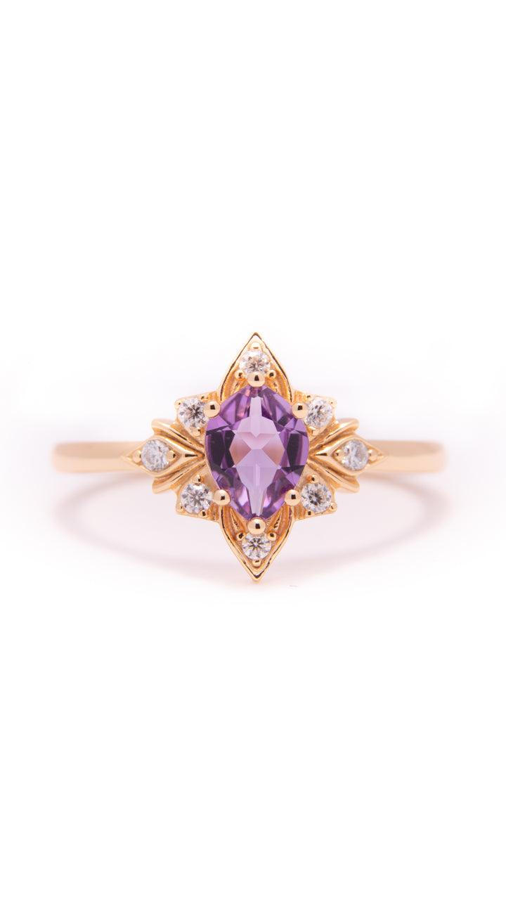 Lilac Charm Gold Plated