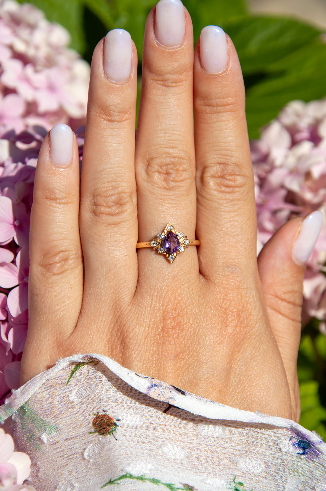 Lilac Charm Gold Plated