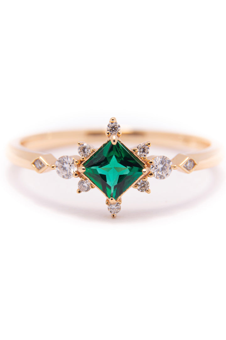 Emerald Hope Gold Plated