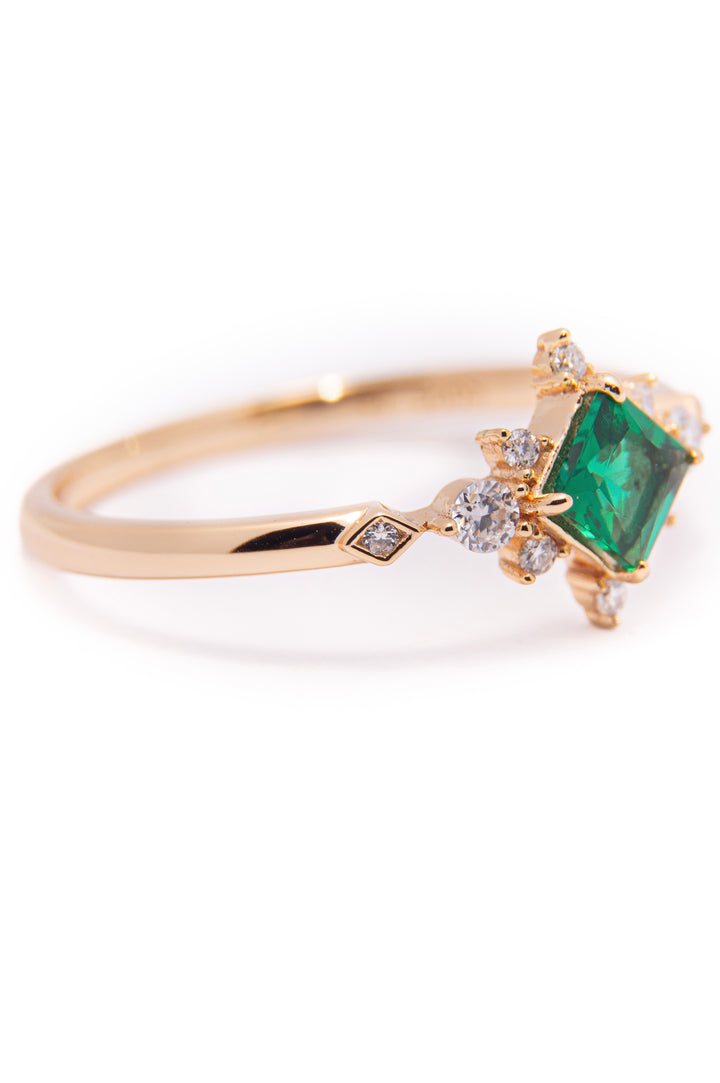 Emerald Hope Gold Plated