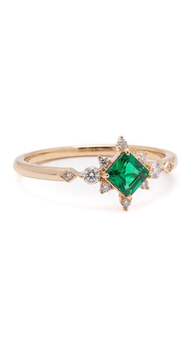 Emerald Hope Placcato oro - Nitens-gioielli