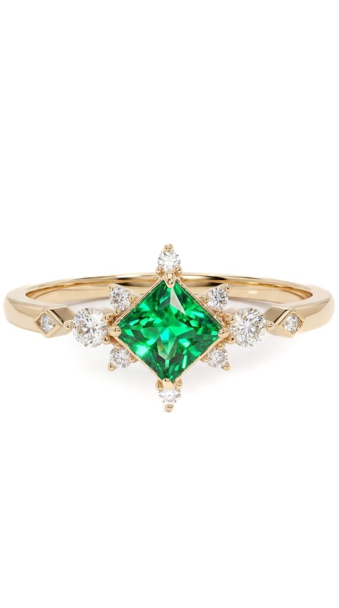 Emerald Hope Placcato oro - Nitens-gioielli