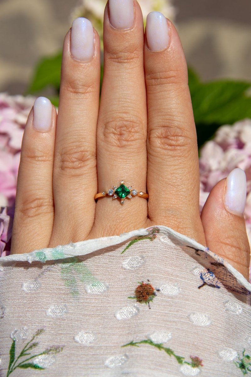 Emerald Hope Placcato oro - Nitens-gioielli