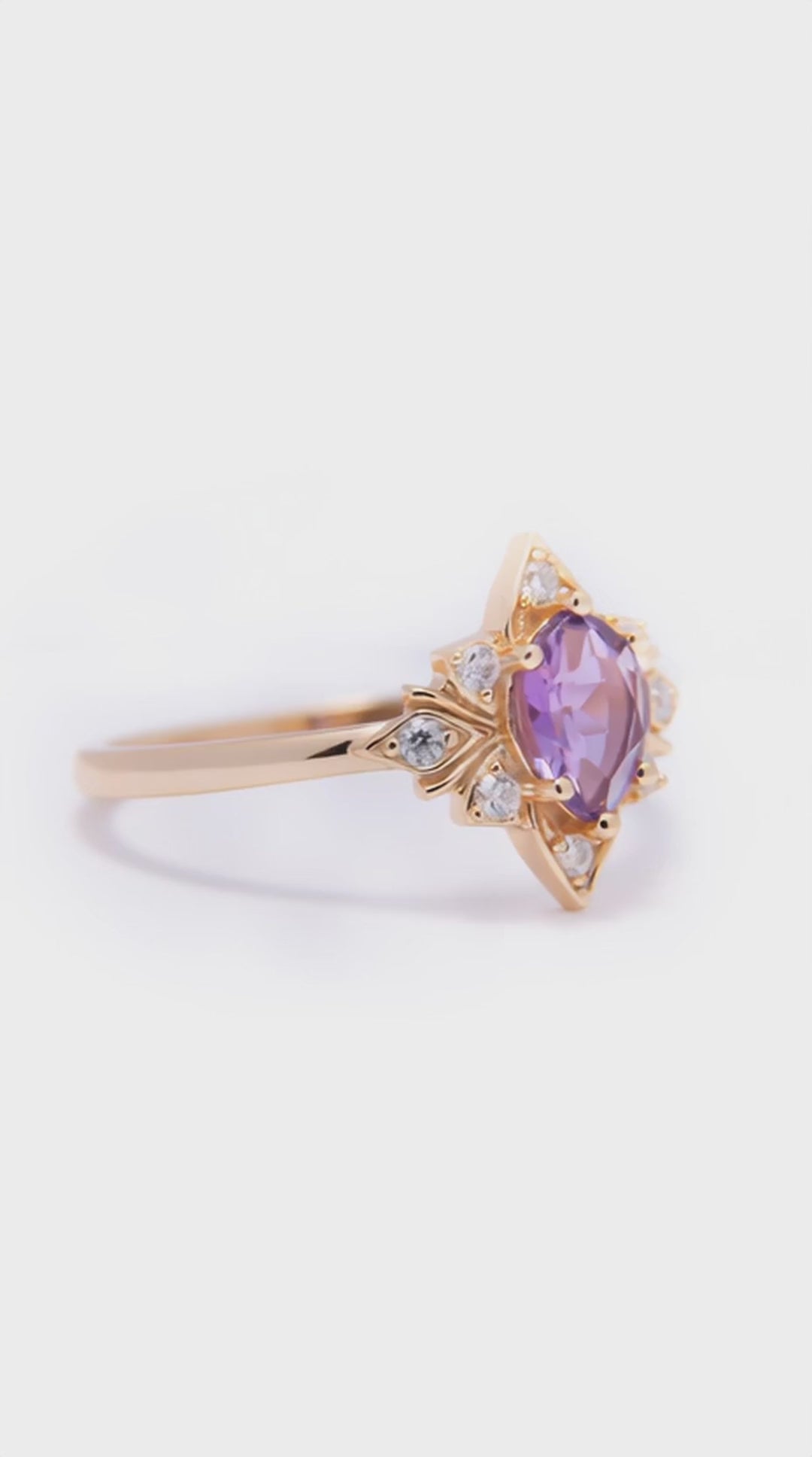Lilac Charm Gold Plated