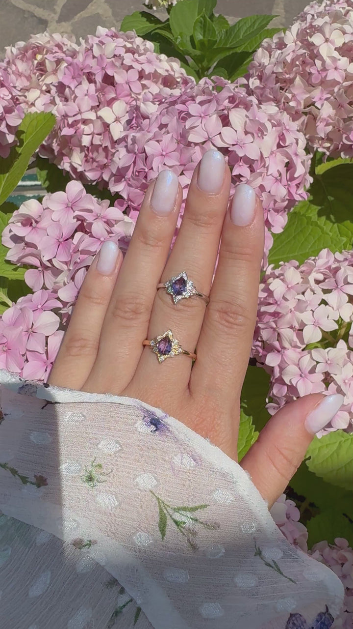 Lilac Charm Gold Plated