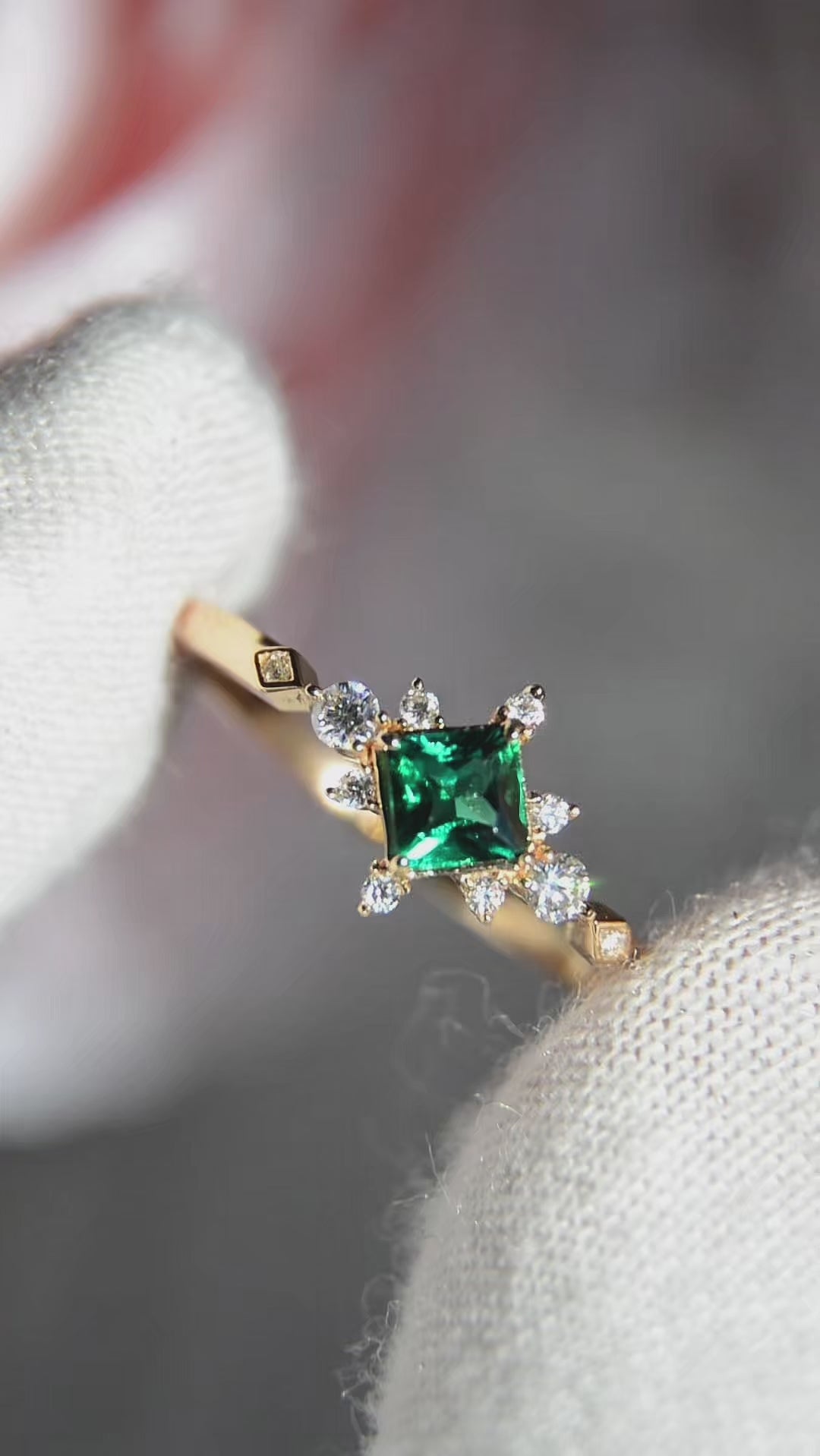 Emerald Hope Gold Plated